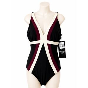 Miraclesuit Swimsuit Triology One Piece Spectra 12 DD Black Hourglass NWT